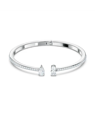 Swarovski Attract Mixed Cuts Rhodium Plated Cuff