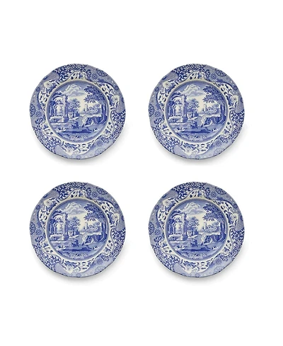 Spode Blue Italian Luncheon Plates, Set of 4