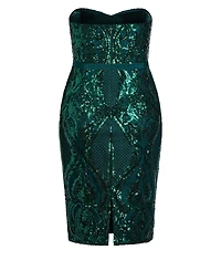 City Chic Women's Sequin Sofia Dress