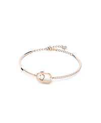 Swarovski Sparkling Dance Oval Round Cut Rose Gold Tone Plated Bracelet