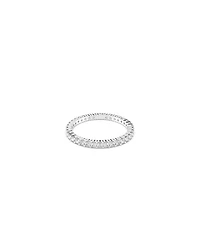 Swarovski Vittore Round Cut Rhodium Plated Ring
