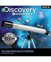 Discovery #Mindblown Telescope with Tripod, 50X and 100X Lenses