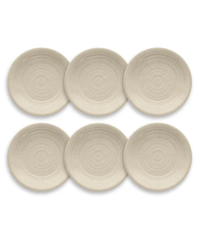 Abode Homewares Planta Artisan 6-Piece Salad Plate Set