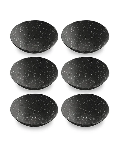 Abode Homewares 6.7" Orion Speckles 6-Piece Bowl Set, 26 oz