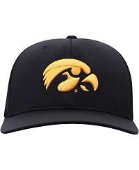Men's Top of The World Black Iowa Hawkeyes Reflex Logo Flex Hat