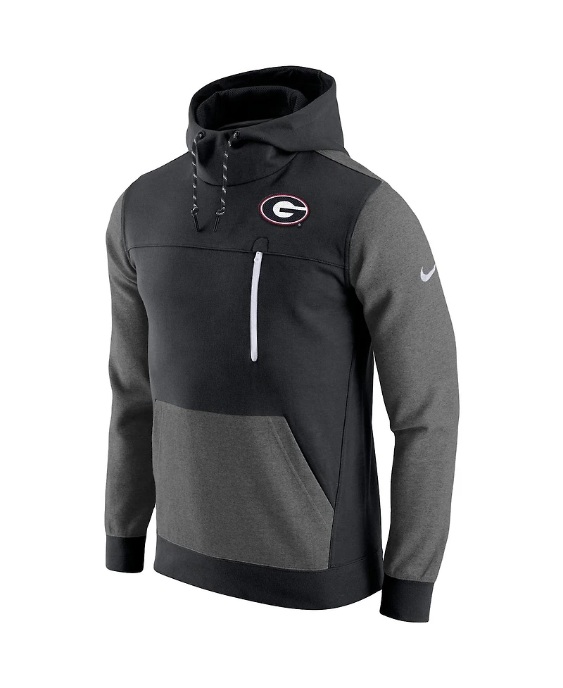 Men's Nike Black Georgia Bulldogs Av-15 2.0 Pullover Hoodie