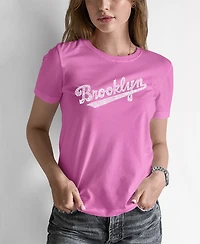 Women's Word Art Brooklyn Neighborhoods T-shirt