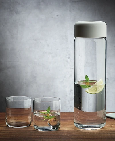 Nude Glass Finesse Carafe with Tumblers, Set of 3