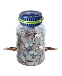 Discovery Kids Digital Coin-Counting Money Jar with Lcd Screen