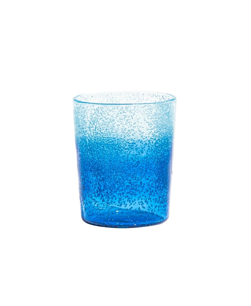 Abode Homewares Oceanic Ombre Double Old Fashion Premium Acrylic Glasses, Set of 6