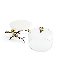 Butterfly Ginkgo Cake Stand with Dome