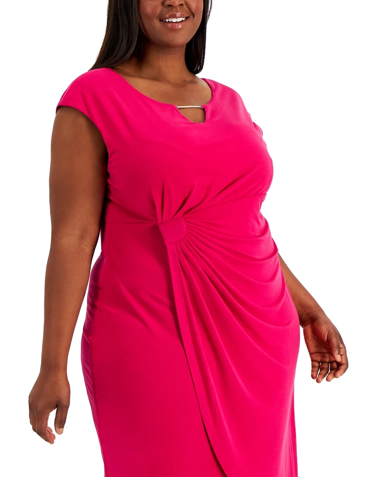 Connected Plus Side-Tab Dress