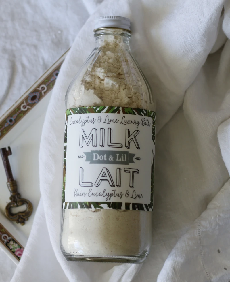 Dot & Lil Eucalyptus & Lime Milk Bath, 11.6 oz.