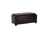 Maxwell Contemporary Tray Top Storage Ottoman