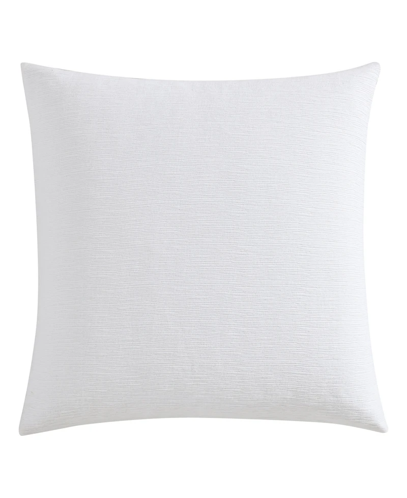 Vera Wang Solid Textured Pleats European Sham Set