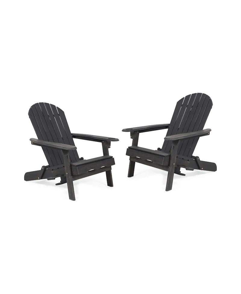 Bellwood Outdoor Folding Adirondack Chairs Set
