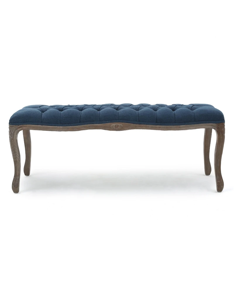 Tassia Traditional Button Tufted Bench