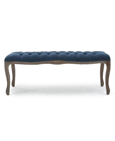 Tassia Traditional Button Tufted Bench