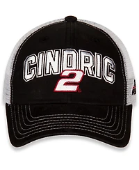 Women's Team Penske Black, White Austin Cindric Name and Number Adjustable Hat
