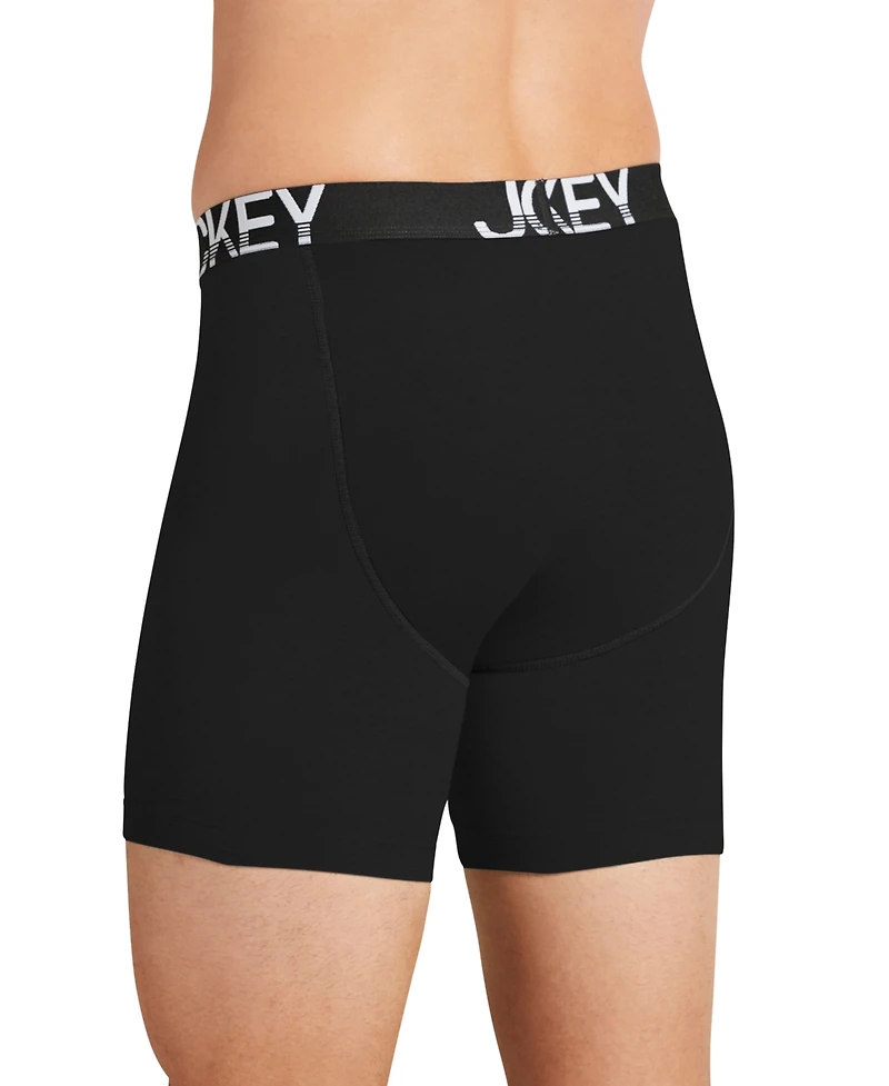 Jockey 3-Pack ActiveStretch 7" Boxer Briefs
