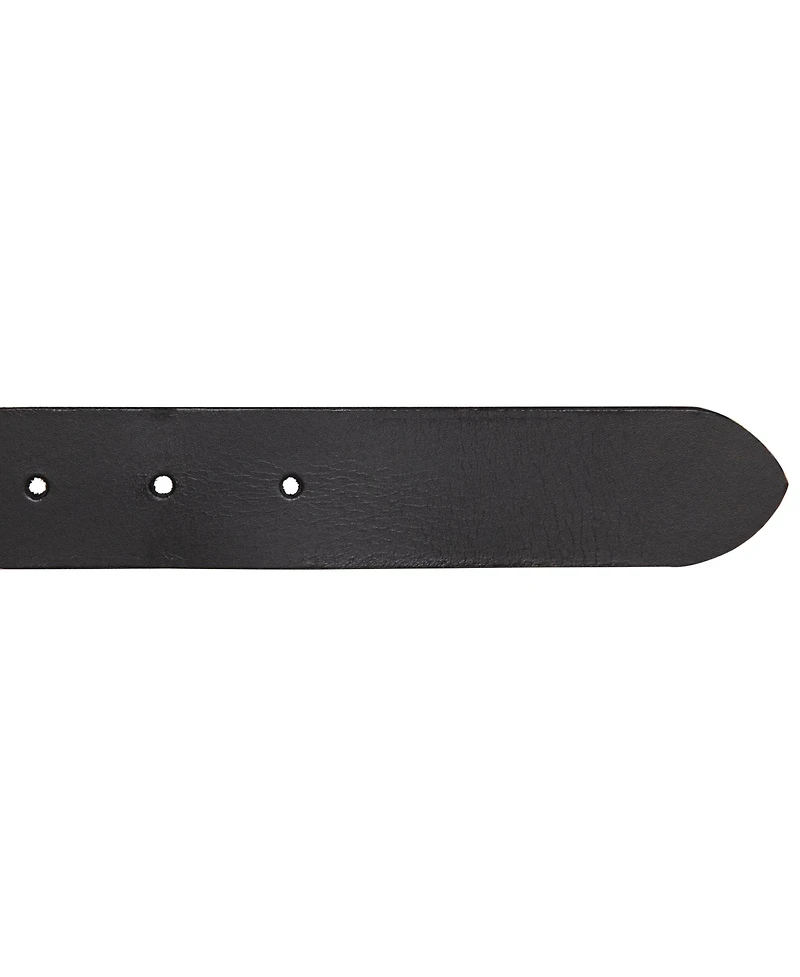 Lucky Brand Women's Oval Center Bar Buckle Leather Belt