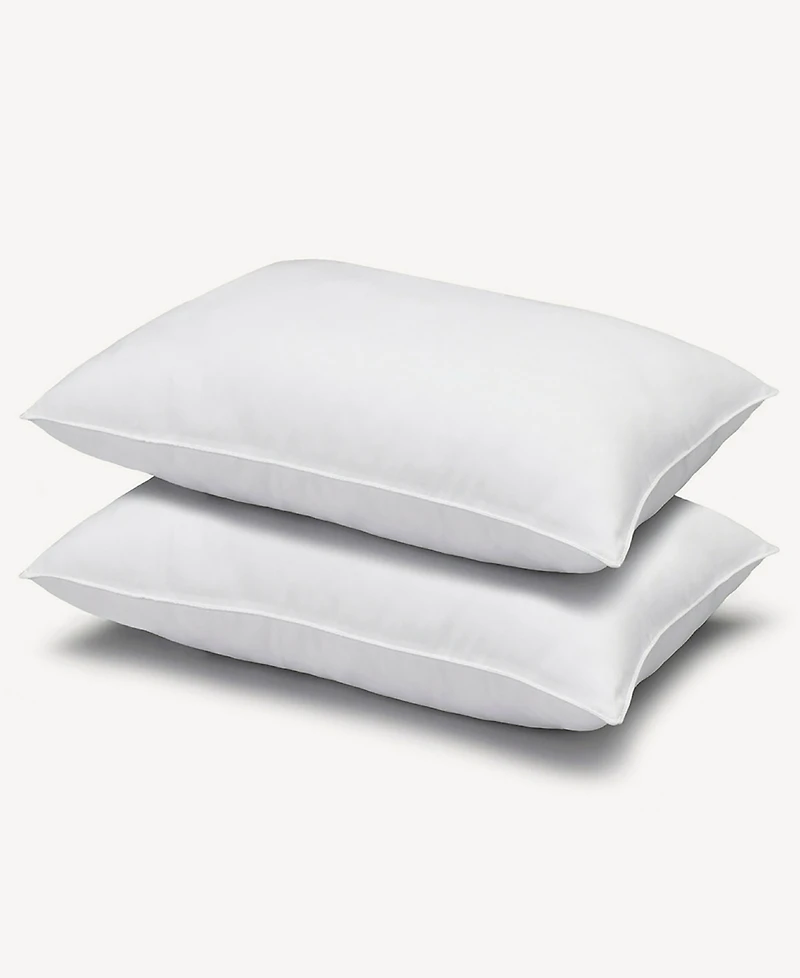 Ella Jayne Superior Cotton Blend Shell Soft Density Stomach Sleeper Down Alternative -Pack Pillows