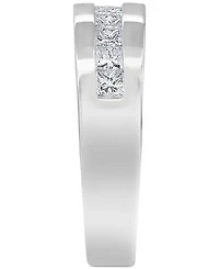 Men's Diamond Princess-Cut Band (1 ct. t.w.) in 10k White, Yellow or Rose Gold