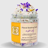 Omm Collection 2pc Floral Bath Salt set