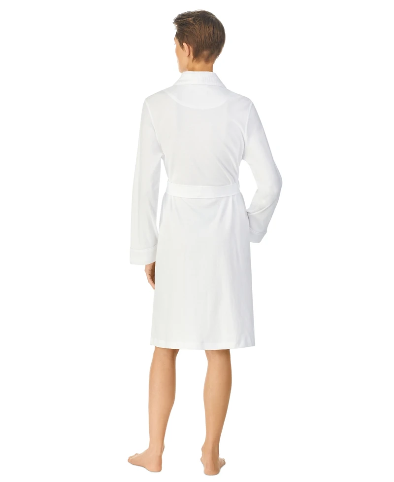 Lauren Ralph Quilted Shawl Collar Short Robe