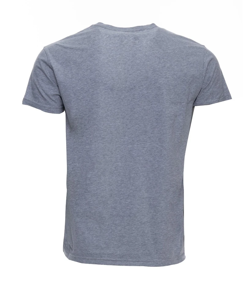 X-Ray Men's Basic Notch Neck Short Sleeve T-shirt