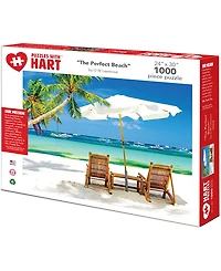 Hart Puzzles the Perfect Beach 24" x 30" By Ow Lawrence Set, 1000 Pieces