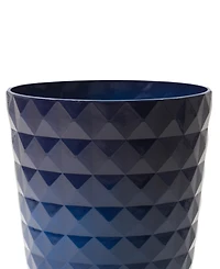 Glitzhome Oversized Faux Ceramic Textured Tall Pot Planter, Set of 2