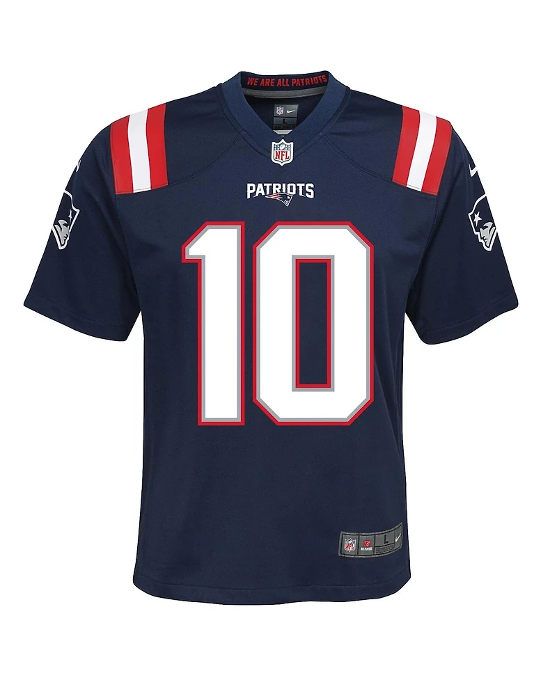 Nike Big Boys Mac Jones New England Patriots Game Jersey