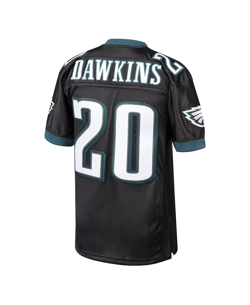 Men's Mitchell & Ness Brian Dawkins Black Philadelphia Eagles 2003 Authentic Throwback Retired Player Jersey