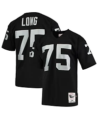 Men's Mitchell & Ness Howie Long Black Las Vegas Raiders 1983 Authentic Throwback Retired Player Jersey