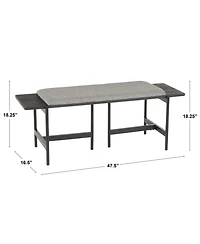 Lumisource Chloe Contemporary Bench