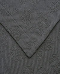 Superior 100% Cotton Paisley Matelasse All-Season 2-Piece Coverlet Set, Twin