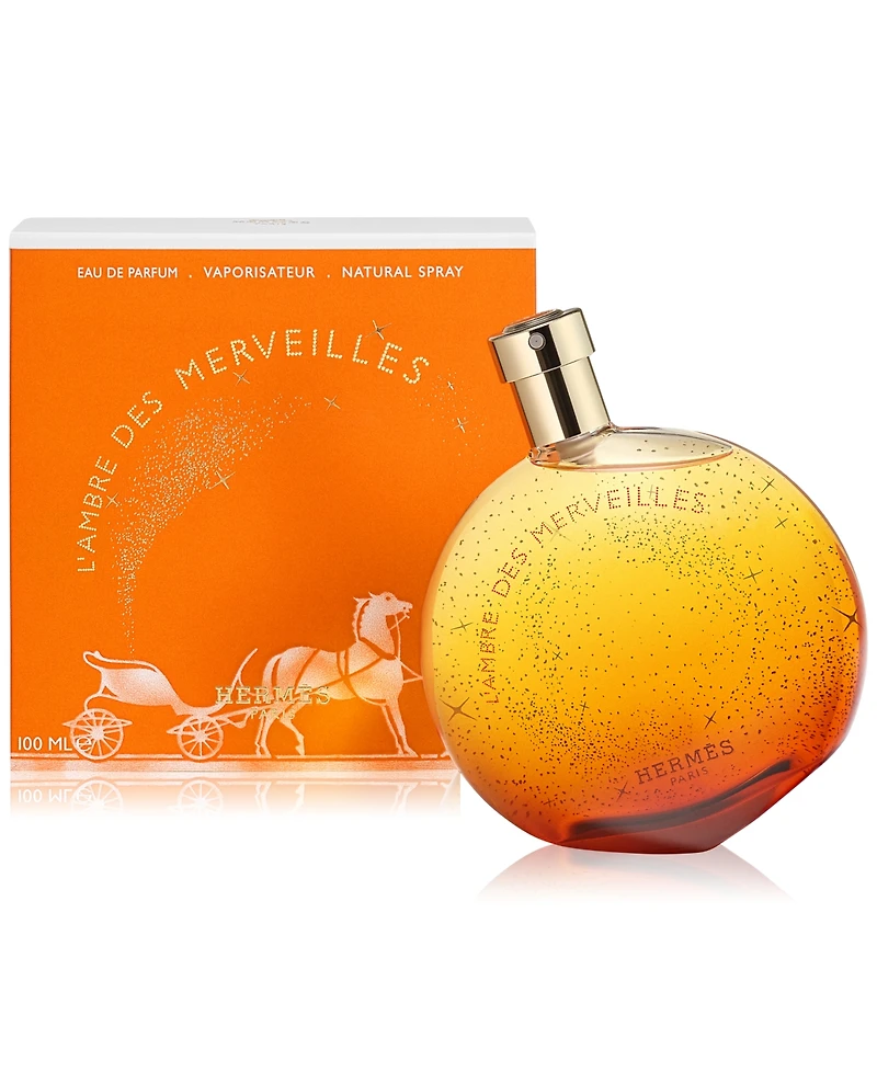 HERMES L'Ambre des Merveilles Eau de Parfum Spray, 3.3 oz.