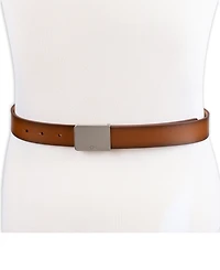 Calvin Klein Men's Logo Plaque Belt