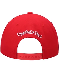 Men's Mitchell & Ness Red Portland Trail Blazers Hardwood Classics Team Ground 2.0 Snapback Hat