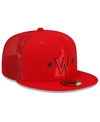Men's New Era Red Washington Nationals 2022 Batting Practice 59FIFTY Fitted Hat
