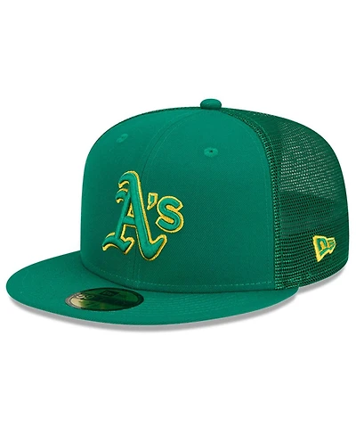 Men's New Era Green Oakland Athletics 2022 Batting Practice 59FIFTY Fitted Hat