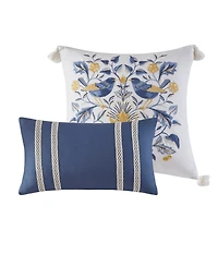 Harbor House Livia Oversized Cotton 5-Pc. Duvet Cover Set, Full/Queen
