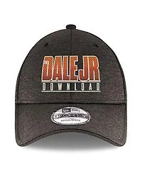 Men's New Era Black Dale Earnhardt Jr. Download Shadow Tech 9FORTY Snapback Adjustable Hat