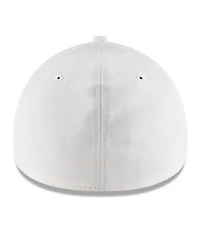 Men's New Era White Phoenix Suns 2022 Nba Playoffs Bubble Letter 39THIRTY Flex Hat