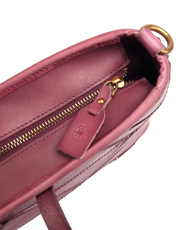 Old Trend Women's Genuine Leather Prism Tote Bag