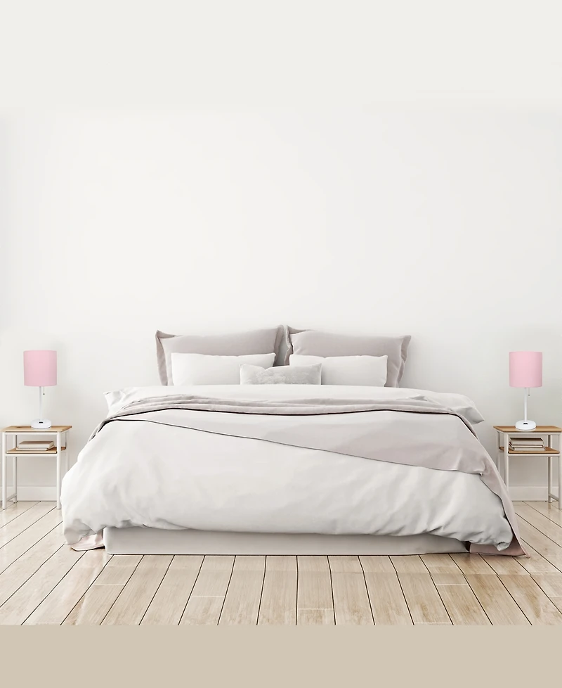 LimeLights Stick Lamp with Charging Outlet, Set of 2