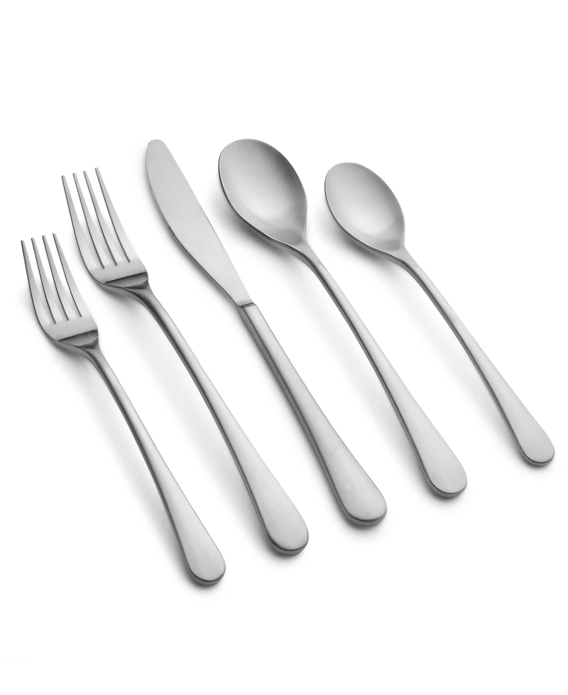 Cambridge Silversmiths Xyla Satin Flatware Set, 20 Piece
