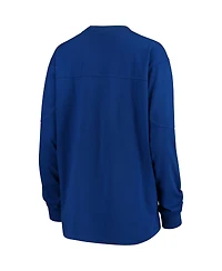 Women's Royal Kansas Jayhawks Edith Long Sleeve T-shirt
