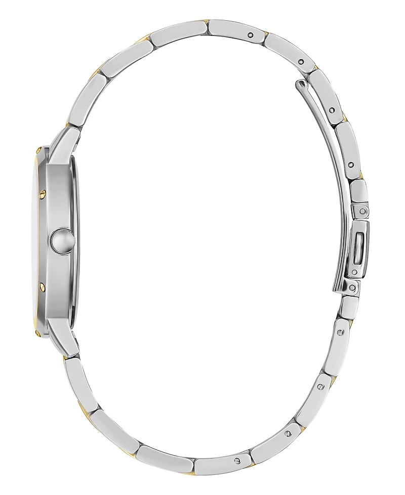 Guess Women's Two Tone Stainless Steel Bracelet Watch, 34mm